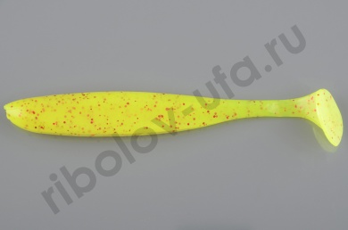 Силиконовая приманка Keitech Easy Shiner 4 inch 10см 5,3гр (7шт/уп) PAL# 01 Chartreuse Red Flake