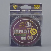 Шнур плетёный Zander Master Impulse x4 deeper green, 100м, 0.18мм