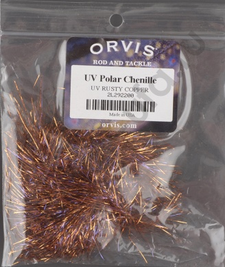 Синель Orvis Uv Polar Chenille Rusty