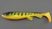 Силиконовая приманка Strike Pro Wolfcreek Shad XXL 24см, 102гр Fire Tiger WCK-002B#WC004R