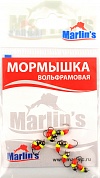 Мормышка вольфрам. Marlins Мураш №1 3мм 0,30гр. цв.лимон/черный