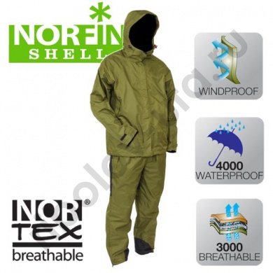 Костюм демисезонный Norfin Shell 02 р. M