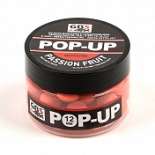 Бойлы GBS Baits Pop-up плавающие 12мм 55гр (банка) Passion Fruit Маракуйя