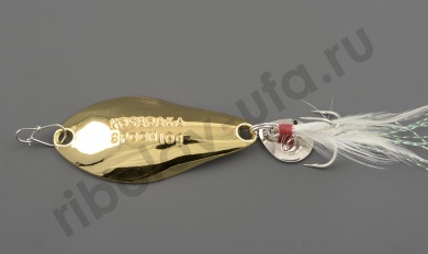 Блесна Kosadaka Warga spoon, 55mm, 10g, gold