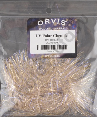 Синель Orvis Uv Polar Chenille Gold