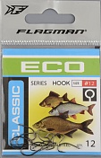 Одинарные крючки Flagman Classic 3 №12 (12шт/уп)