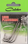 Одинарные крючки Catcher Long Plain Shank № 2/0