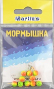 Мормышка литая Marlins Шар 6мм (1.22гр) кр. Crown 7000-407