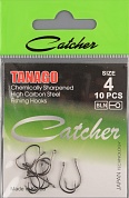 Одинарные крючки Catcher Tanago № 4