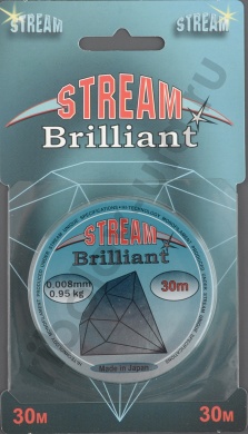 Леска Stream Brilliant 30м, 0.12мм