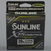 Шнур плетёный Sunline X-Plasma 150m Light Green #2.0 20lb