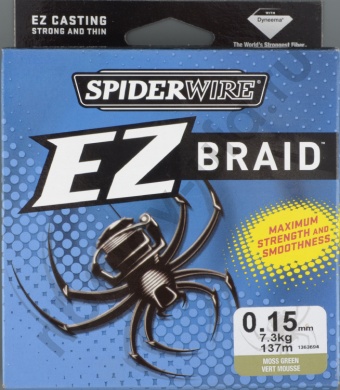 Шнур плетёный SpiderWire EZ Braid Green 100m 0.17