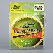 Леска Power Phantom Fluorocarbon, 30м, 0.45мм, 15.3кг, прозр.