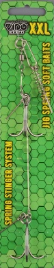 Оснастка стингер Vido со спиралью Jig Spring Soft Baits, размер XXL