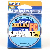 Леска флюорокарбон Sunline FC Siglon, Clear, 30 м, 0.200 мм, 2.8 кг