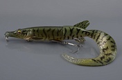 Силиконовая приманка Savage Gear 3D Hybrid Pike 17 45g SS 07-Green Silver Pike 50226