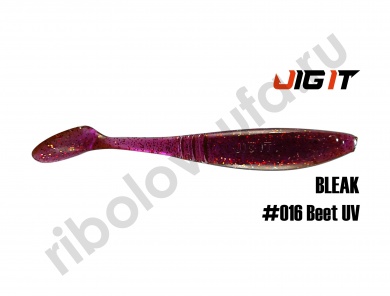 Силиконовая приманка Jig It Bleak 4,5in, 11,5см 7,8гр цв. 016 чеснок (5шт/уп)