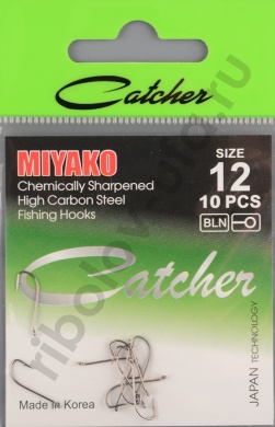 Одинарные крючки Catcher Miyako № 12