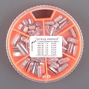 Набор грузов Цилиндр Cargo маркированный зажимной 1,0-4,0 гр.