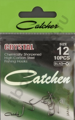 Одинарные крючки Catcher Crystal № 12