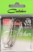 Одинарные крючки Catcher Long Plain Shank № 1/0