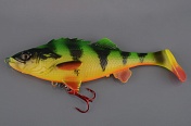 Силиконовая приманка Savage Gear 4D Perch Shad 12.5 25гр 02-Firetiger 61795