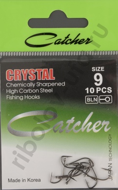 Одинарные крючки Catcher Crystal № 9