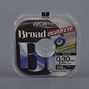 Леска Owner Broad Silver Eye 100м. (BR 0.18)