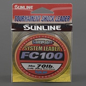 Леска флюорокарбон Sunline System Leader FC100 HG Clear 30 м, 0.740 мм 60lb 30кг