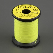 Плоский люрекс Uni Glo 14 y. Yellow #12