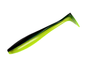 Силиконовая приманка Narval Choppy Tail 12cm #045-Black Lime (4шт/уп)