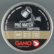 Пуля пневмат. Gamo Pro-Match кал.4,5мм (уп./250шт)