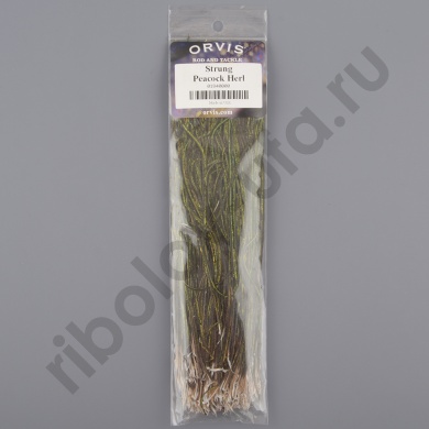 Бородки пера павлина Orvis Strung Peacock Herl 1840000