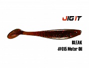 Силиконовая приманка Jig It Bleak 4in, 10см 6гр цв. 015 чеснок (6шт/уп)