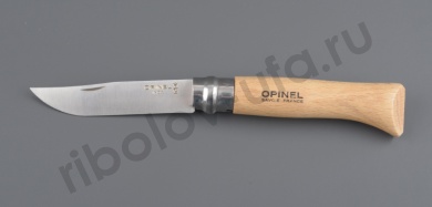 Нож Opinel 8 нержавеющая сталь, бук