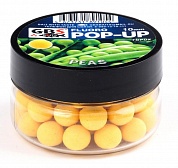 Бойлы GBS Baits Pop-up плавающие 10мм 55гр (банка) Peas желтый Горох