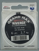 Поводковый материал GRAND MAX (флюорокарбон) 0,117 мм Fluorocarbon 1,4 kg, 25 m