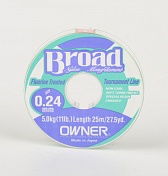 Леска Owner Broad 25м. (BR 0.12)