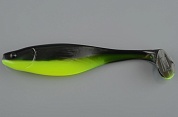 Силиконовая приманка Narval Commander Shad 10cm #045-Black Lime (5шт/уп)