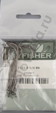 Крючки Flyfisher 7320 #5/0 BN