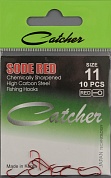 Одинарные крючки Catcher Sode Red № 11