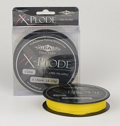 Шнур плетёный Mikado X - PLODE YELLOW 0,14 (150м) - 15,25кг