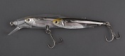 Воблер LiveTarget Glass Minnow Juv. BB (jerkbait) 120мм, 18г, сусп., 1,2м, silver/smoke GFB120S951