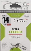 Одинарные крючки Cobra Feeder Specialist сер.CF203 разм.014