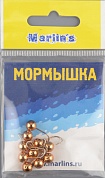 Мормышка литая Marlins Шар 6мм (1.22гр) кр. Crown медь 7000-409