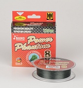 Шнур плетёный Power Phantom 8x green 120 m 0.13 mm 12.00  kg