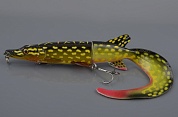 Силиконовая приманка Savage Gear 3D Hybrid Pike 17 45g SS 02-Yellow 50221