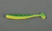 Силиконовая приманка Allvega Blade Shad 7,5см  2,5гр. (7 шт) цвет salad green silver flake