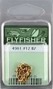 Крючки Flyfisher 4901 #12 BZ