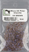 Синель Hareline UV Polar Chenille Micro #40 UV Brown